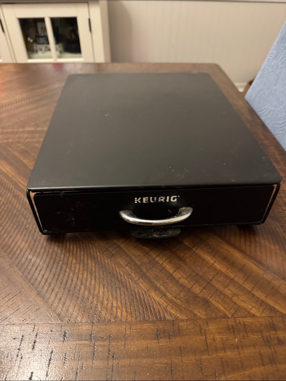 Keurig Black Pod Drawer with Silver Handle